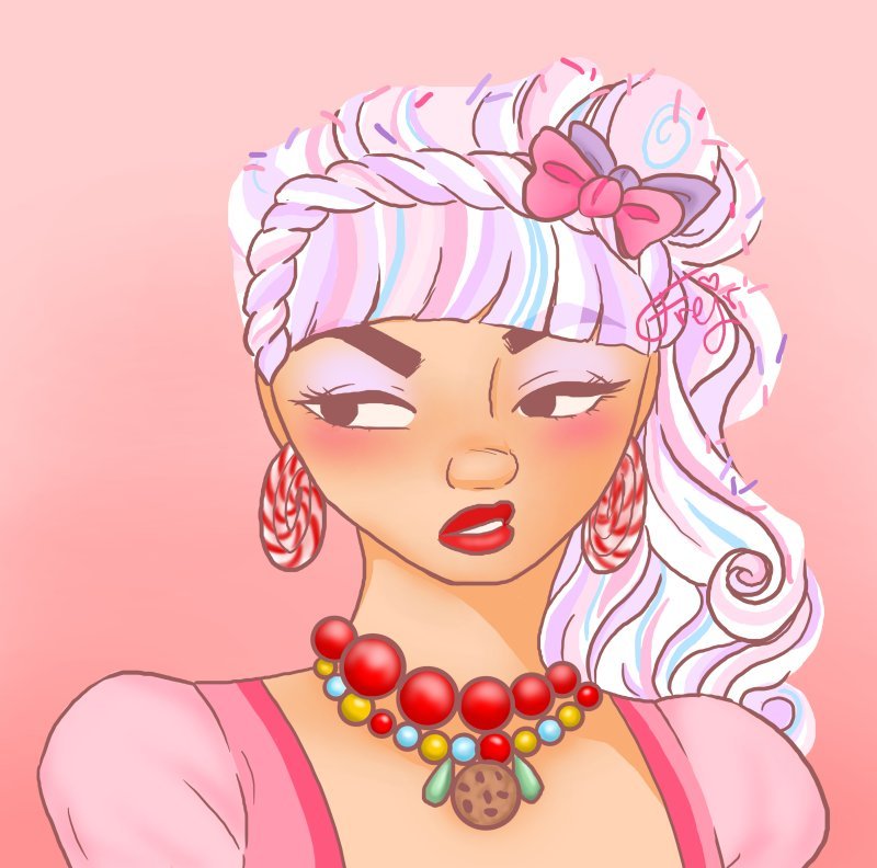 Helga Crumb from Ever After High looking disdainfully at something off to the side. 