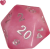 pink d20