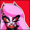 Demon charlie in lingerie closeup