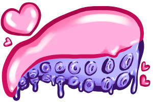 pink and purple tentacle