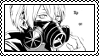 Stamp of Suwa from Mars Red tapping his mask